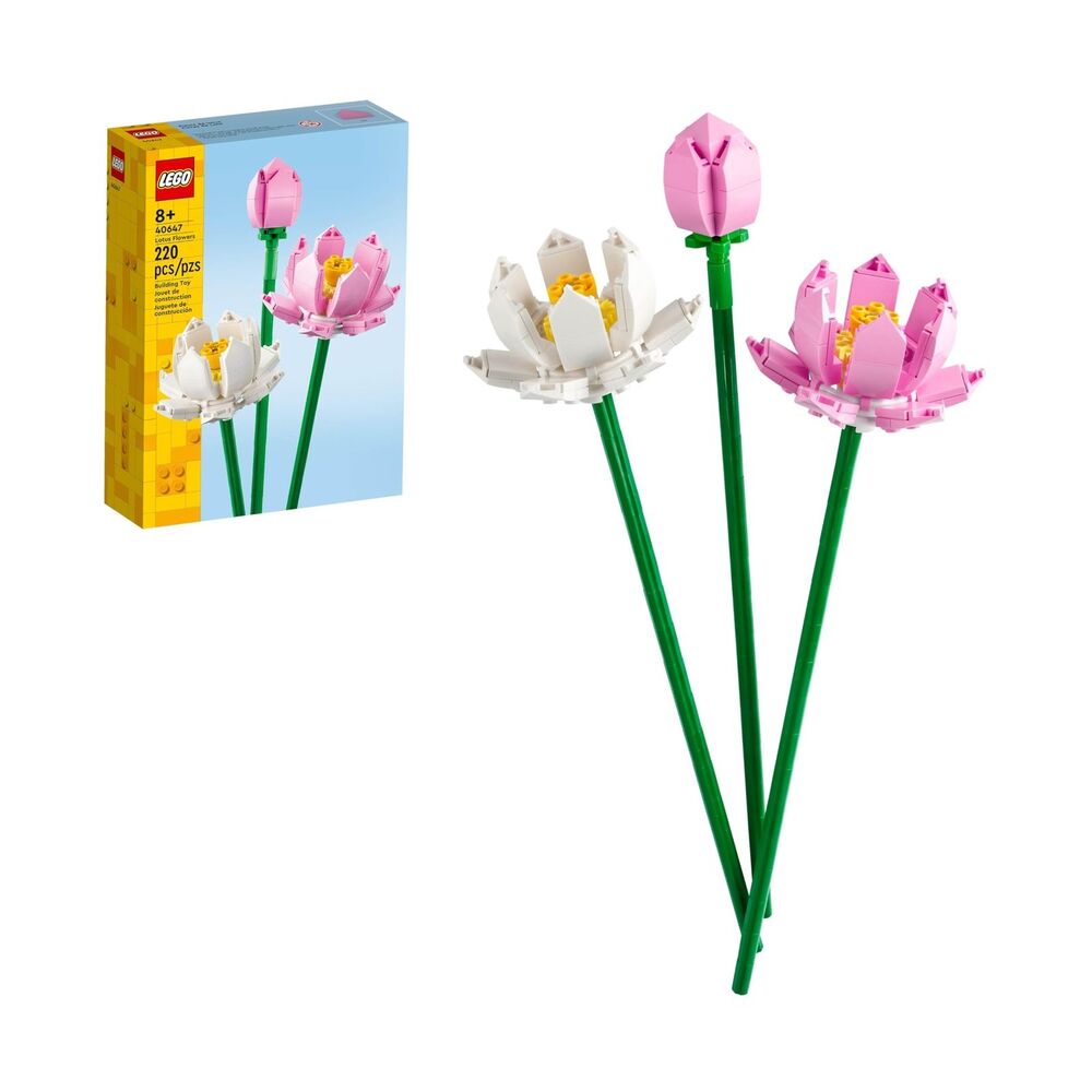 LEGO Lotus Flower (40647) Building Toy for Kids Ages 8+